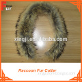 Natural Color detachable Raccoon Fur Collar